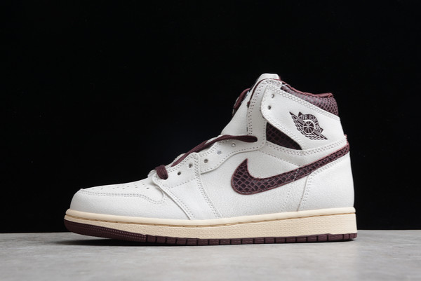 New Release A Ma Maniere x Air Jordan 1 High OG Sail Basketball Shoes DO7097-100