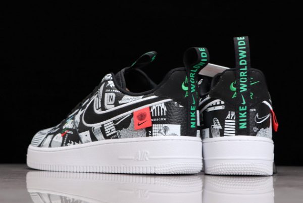 Hot Sale Nike Air Force 1 Low Worldwide Black/White CZ5927-001-3