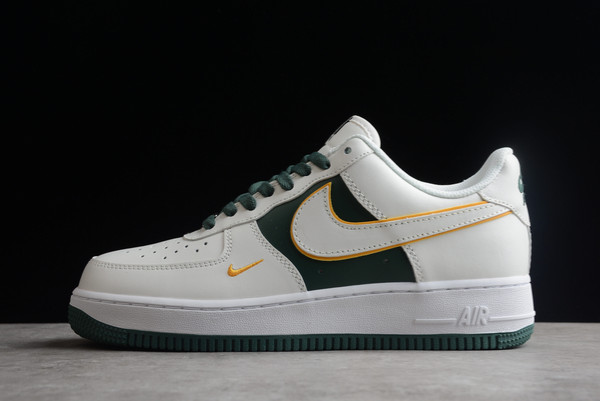 Hot Sale 2022 Nike Air Force 1 ’07 White/Dark Green-Yellow BS8861-202