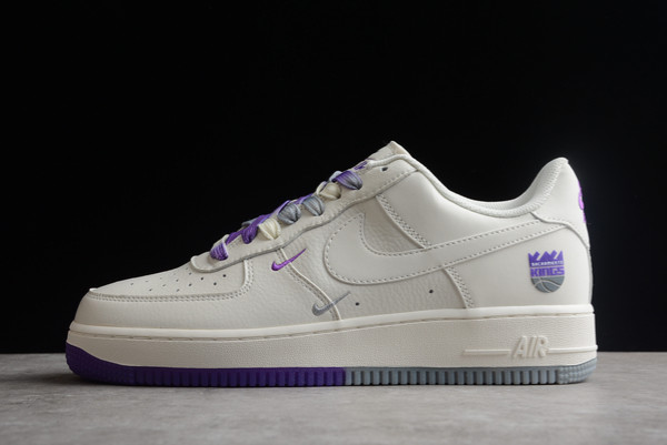 Latest 2022 Nike Air Force 1 ’07 SU19 White/Purple-Grey Outlet NK6928-205