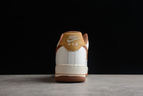 New Release 2022 Nike Force 1 Low White Brown CW3388-204-4